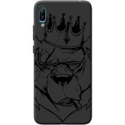 Черный чехол BoxFace Huawei Y6 2019 Bear King