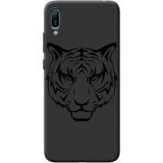 Черный чехол BoxFace Huawei Y6 2019 Tiger