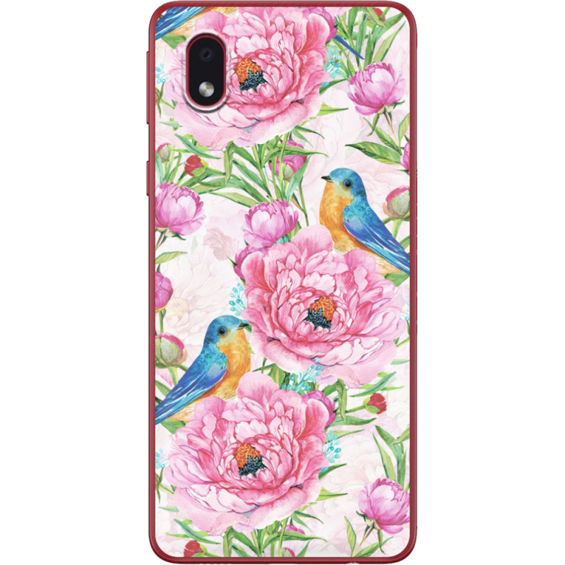 Чехол BoxFace Samsung Galaxy A01 Core (A013) Birds and Flowers