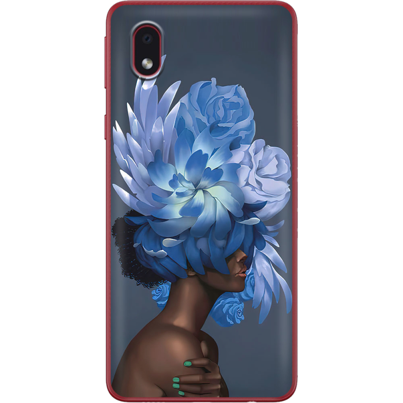 Чехол BoxFace Samsung Galaxy A01 Core (A013) Exquisite Blue Flowers