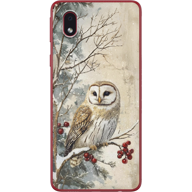 Чехол BoxFace Samsung Galaxy A01 Core (A013) Christmas Owl
