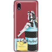 Прозрачный чехол BoxFace Samsung Galaxy A01 Core (A013) City Girl