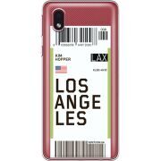Прозрачный чехол BoxFace Samsung Galaxy A01 Core (A013) Ticket Los Angeles