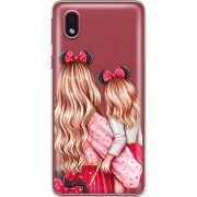 Прозрачный чехол BoxFace Samsung Galaxy A01 Core (A013) Mouse Girls