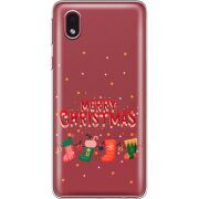 Прозрачный чехол BoxFace Samsung Galaxy A01 Core (A013) Merry Christmas