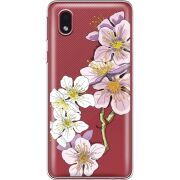 Прозрачный чехол BoxFace Samsung A013 Galaxy A01 Core Cherry Blossom
