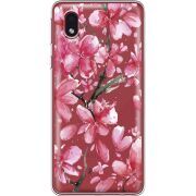 Прозрачный чехол BoxFace Samsung Galaxy A01 Core (A013) Pink Magnolia
