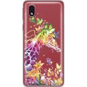 Прозрачный чехол BoxFace Samsung Galaxy A01 Core (A013) Colorful Giraffe