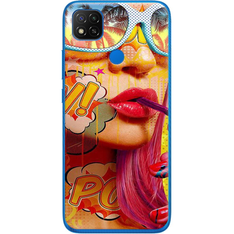 Чехол Uprint Xiaomi Redmi 9C Yellow Girl Pop Art