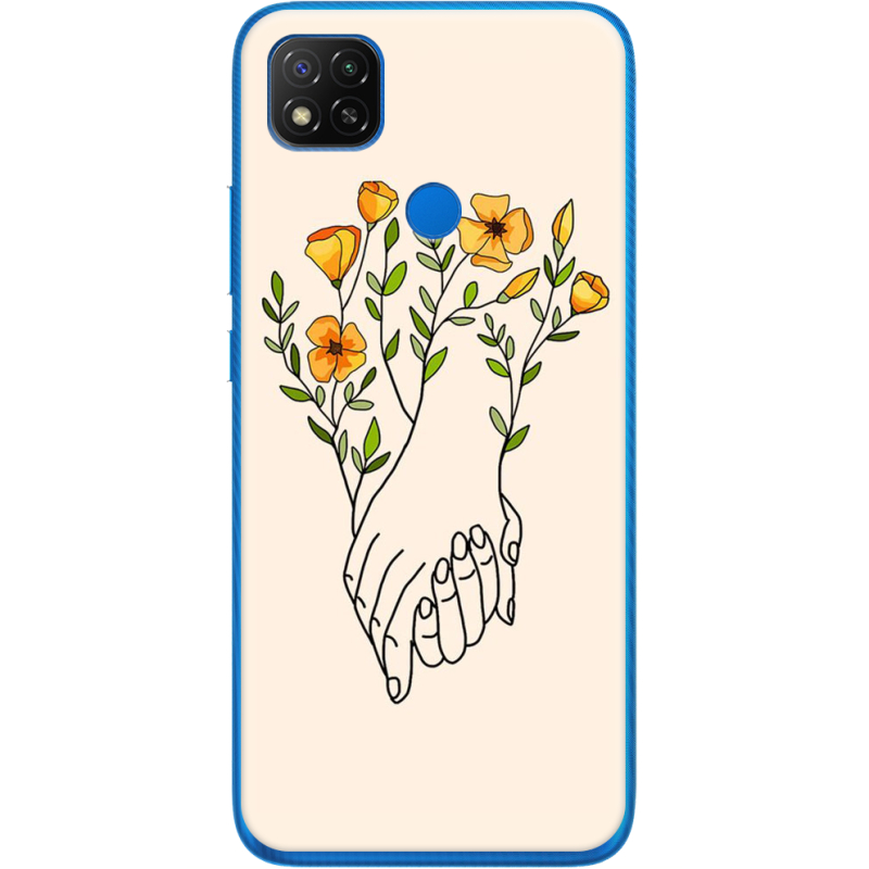 Чехол Uprint Xiaomi Redmi 9C Flower Hands