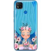 Прозрачный чехол BoxFace Xiaomi Redmi 9C Blue Hair