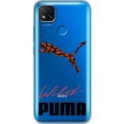 Прозрачный чехол BoxFace Xiaomi Redmi 9C Wild Cat