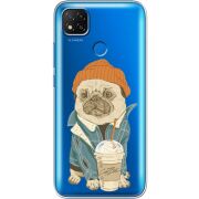 Прозрачный чехол BoxFace Xiaomi Redmi 9C Dog Coffeeman