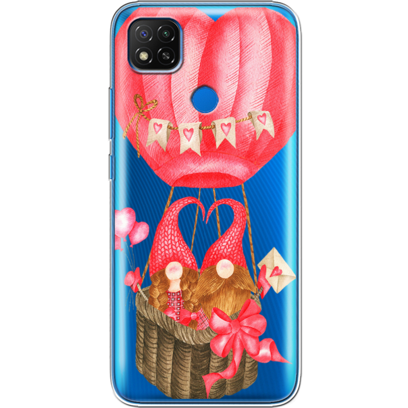 Прозрачный чехол BoxFace Xiaomi Redmi 9C Valentine Dwarfs
