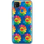 Прозрачный чехол BoxFace Xiaomi Redmi 9C Hippie Flowers