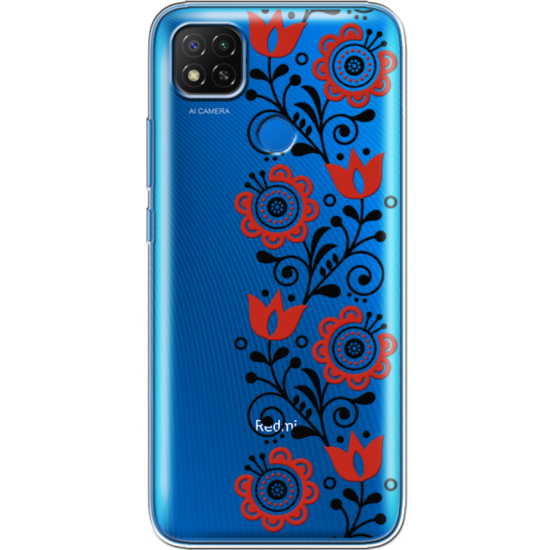 Прозрачный чехол BoxFace Xiaomi Redmi 9C Ethno Ornament