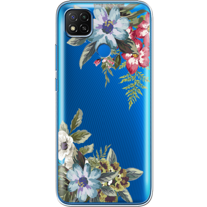 Прозрачный чехол BoxFace Xiaomi Redmi 9C Floral