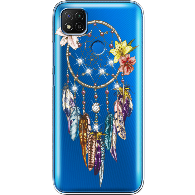 Чехол со стразами Xiaomi Redmi 9C Dreamcatcher