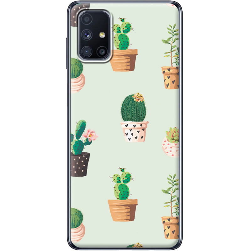 Чехол BoxFace Samsung M515 Galaxy M51 L-green Cacti