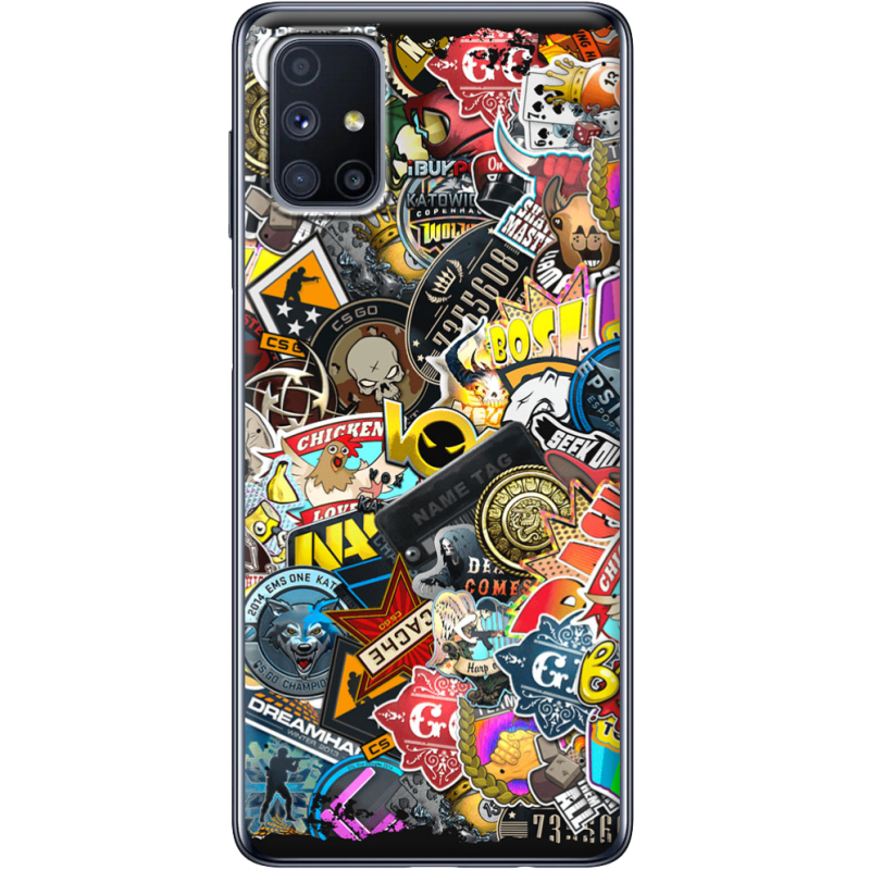 Чехол BoxFace Samsung M515 Galaxy M51 CS:Go Stickerbombing