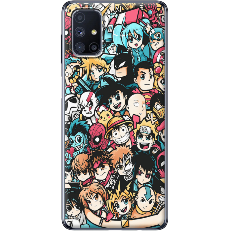 Чехол BoxFace Samsung M515 Galaxy M51 Anime Stickers