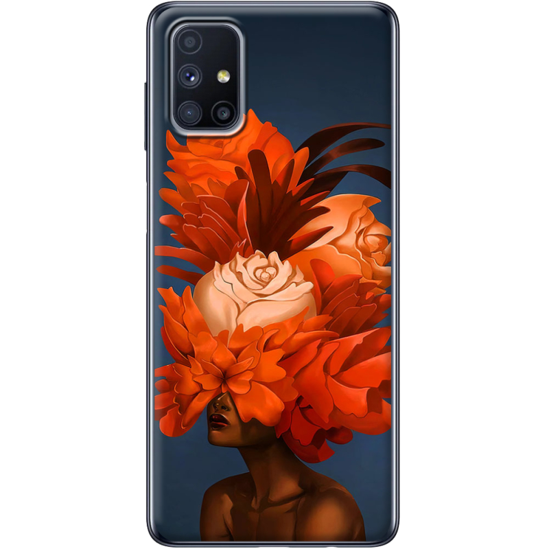 Чехол BoxFace Samsung M515 Galaxy M51 Exquisite Orange Flowers