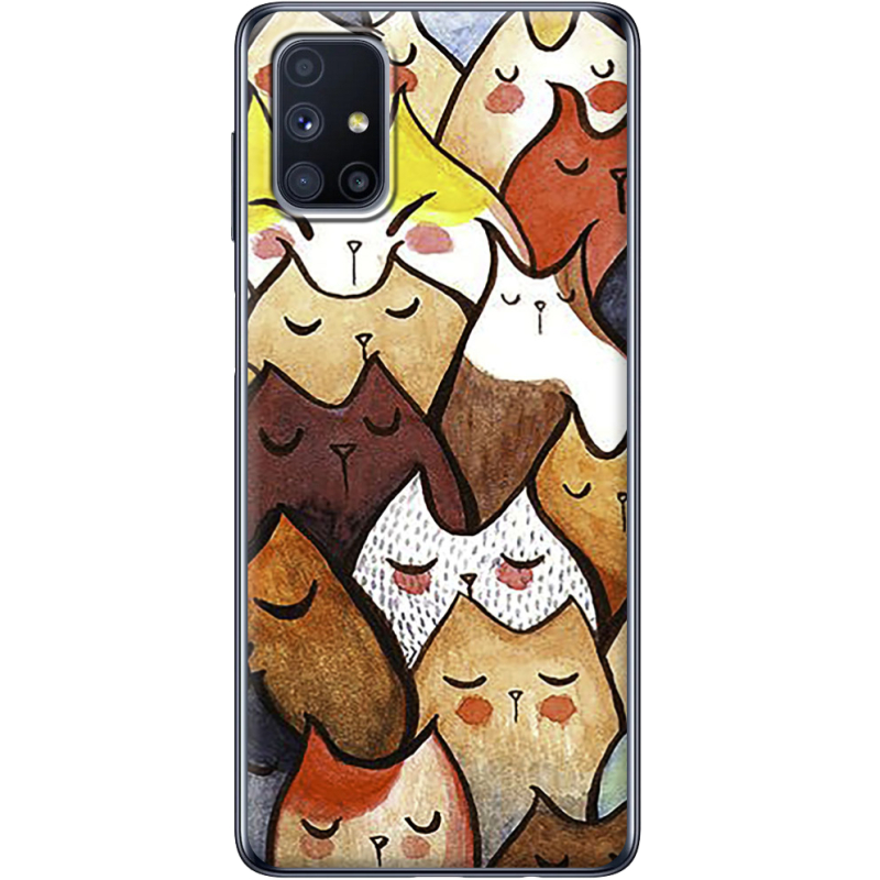 Чехол BoxFace Samsung M515 Galaxy M51 Sleepy Cats