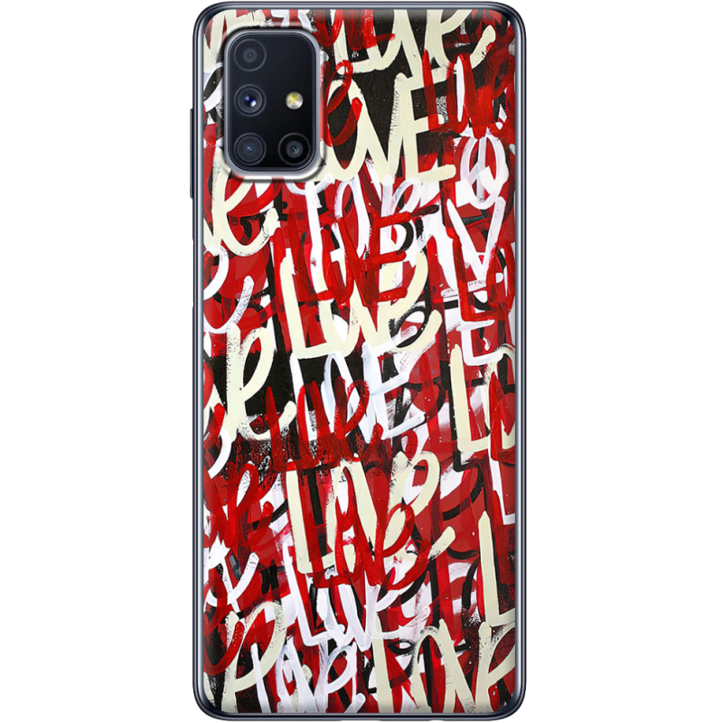 Чехол BoxFace Samsung M515 Galaxy M51 Love Graffiti