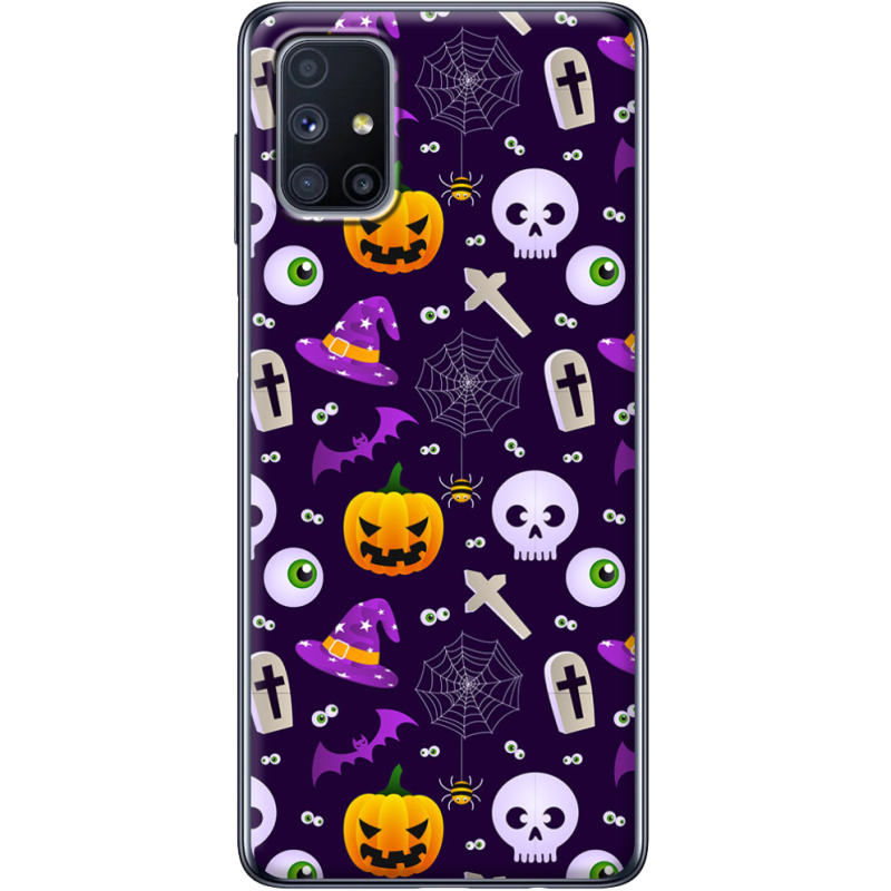 Чехол BoxFace Samsung M515 Galaxy M51 Halloween Purple Mood