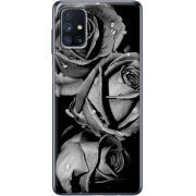 Чехол BoxFace Samsung M515 Galaxy M51 Black and White Roses