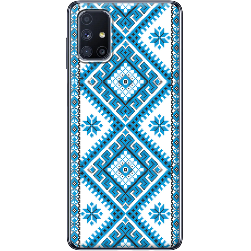 Чехол BoxFace Samsung M515 Galaxy M51 Блакитний Орнамент