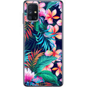 Чехол BoxFace Samsung M515 Galaxy M51 flowers in the tropics