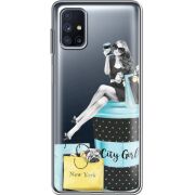 Прозрачный чехол BoxFace Samsung M515 Galaxy M51 City Girl