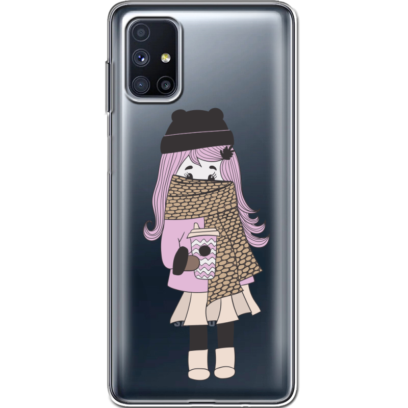 Прозрачный чехол BoxFace Samsung M515 Galaxy M51 Winter Morning Girl