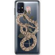 Прозрачный чехол BoxFace Samsung M515 Galaxy M51 Glamor Snake