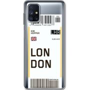 Прозрачный чехол BoxFace Samsung M515 Galaxy M51 Ticket London