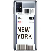 Прозрачный чехол BoxFace Samsung M515 Galaxy M51 Ticket New York