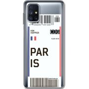 Прозрачный чехол BoxFace Samsung M515 Galaxy M51 Ticket Paris