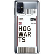 Прозрачный чехол BoxFace Samsung M515 Galaxy M51 Ticket Hogwarts