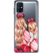 Прозрачный чехол BoxFace Samsung M515 Galaxy M51 Mouse Girls