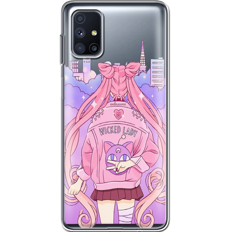 Прозрачный чехол BoxFace Samsung M515 Galaxy M51 Wiked Lady