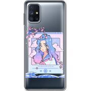 Прозрачный чехол BoxFace Samsung M515 Galaxy M51 The Sakuras Will Cry For You