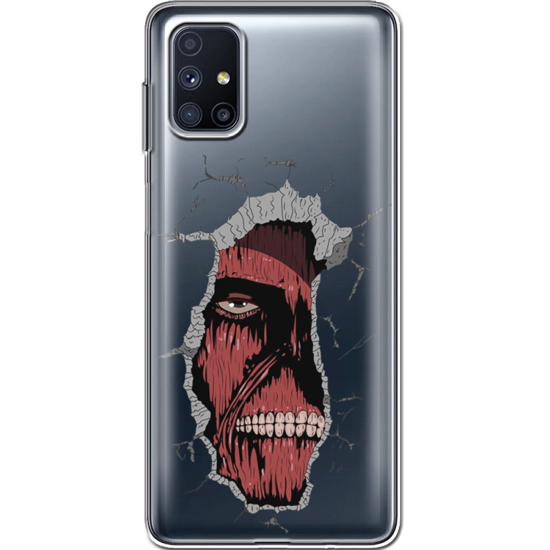 Прозрачный чехол BoxFace Samsung M515 Galaxy M51 Нападение Титана