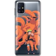 Прозрачный чехол BoxFace Samsung M515 Galaxy M51 Naruto and Kurama