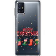 Прозрачный чехол BoxFace Samsung M515 Galaxy M51 Merry Christmas