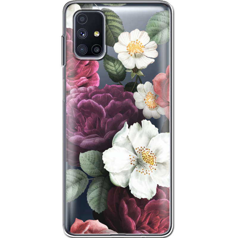 Прозрачный чехол BoxFace Samsung M515 Galaxy M51 Floral Dark Dreams