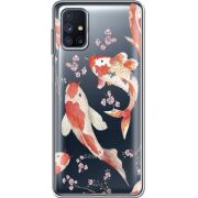 Прозрачный чехол BoxFace Samsung M515 Galaxy M51 Japanese Koi Fish