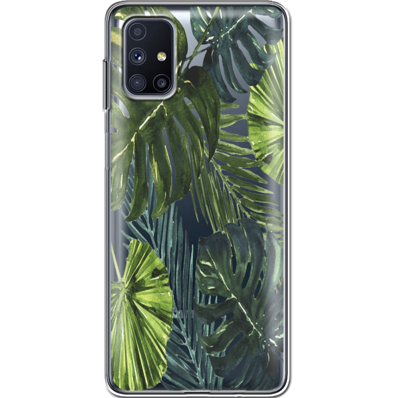 Прозрачный чехол BoxFace Samsung M515 Galaxy M51 Palm Tree