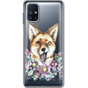 Прозрачный чехол BoxFace Samsung M515 Galaxy M51 Winking Fox