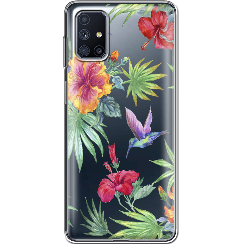 Прозрачный чехол BoxFace Samsung M515 Galaxy M51 Tropical